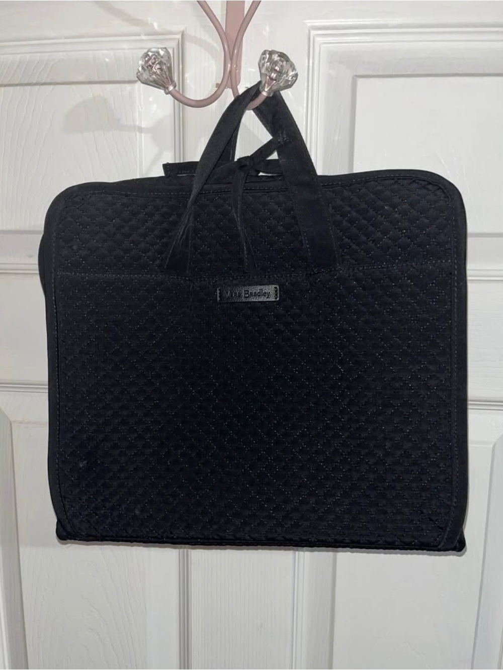 Vera Bradley Black Quilted Toiletry Travel Bag